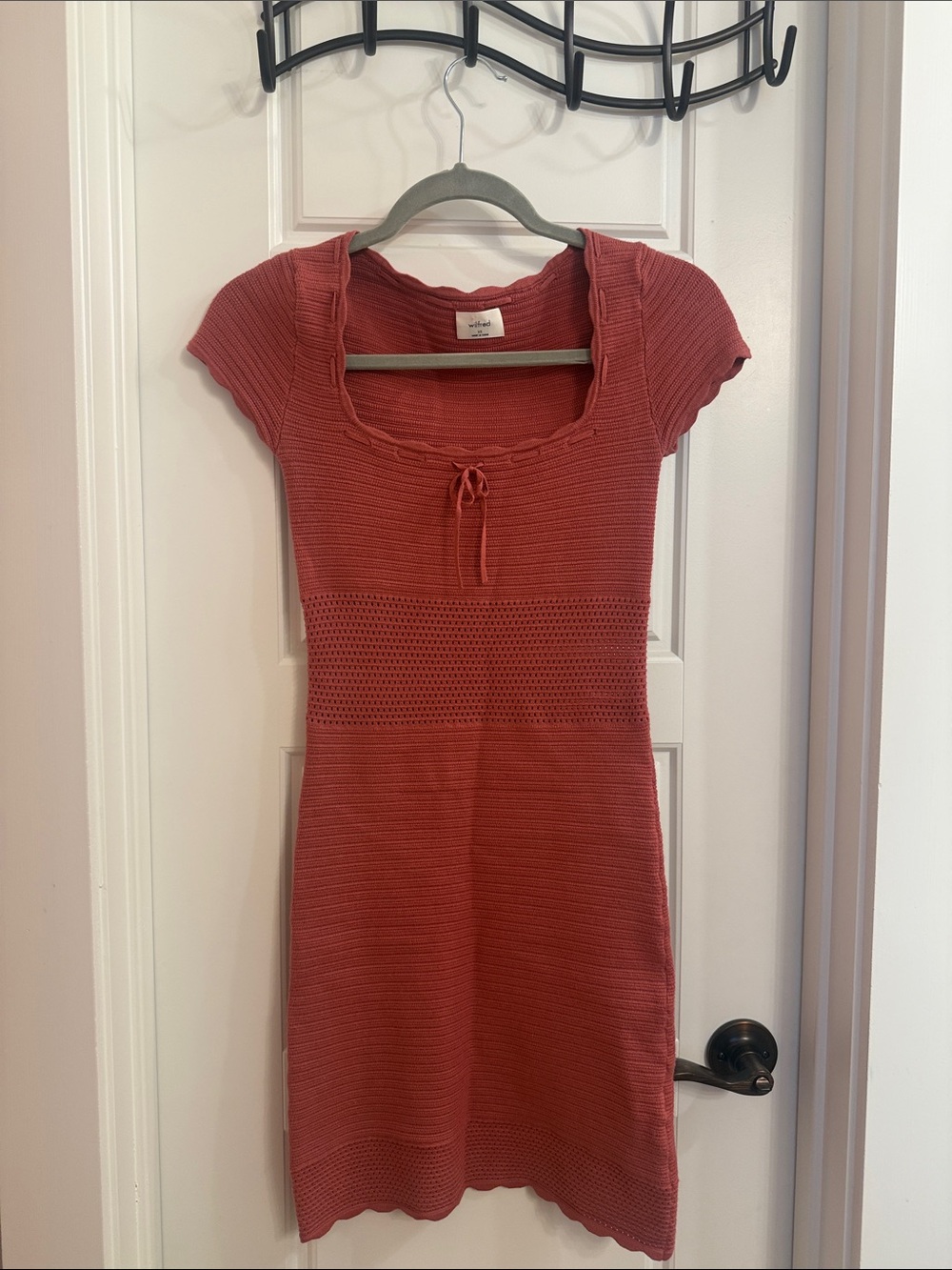 Aritzia crochet reception dress XS